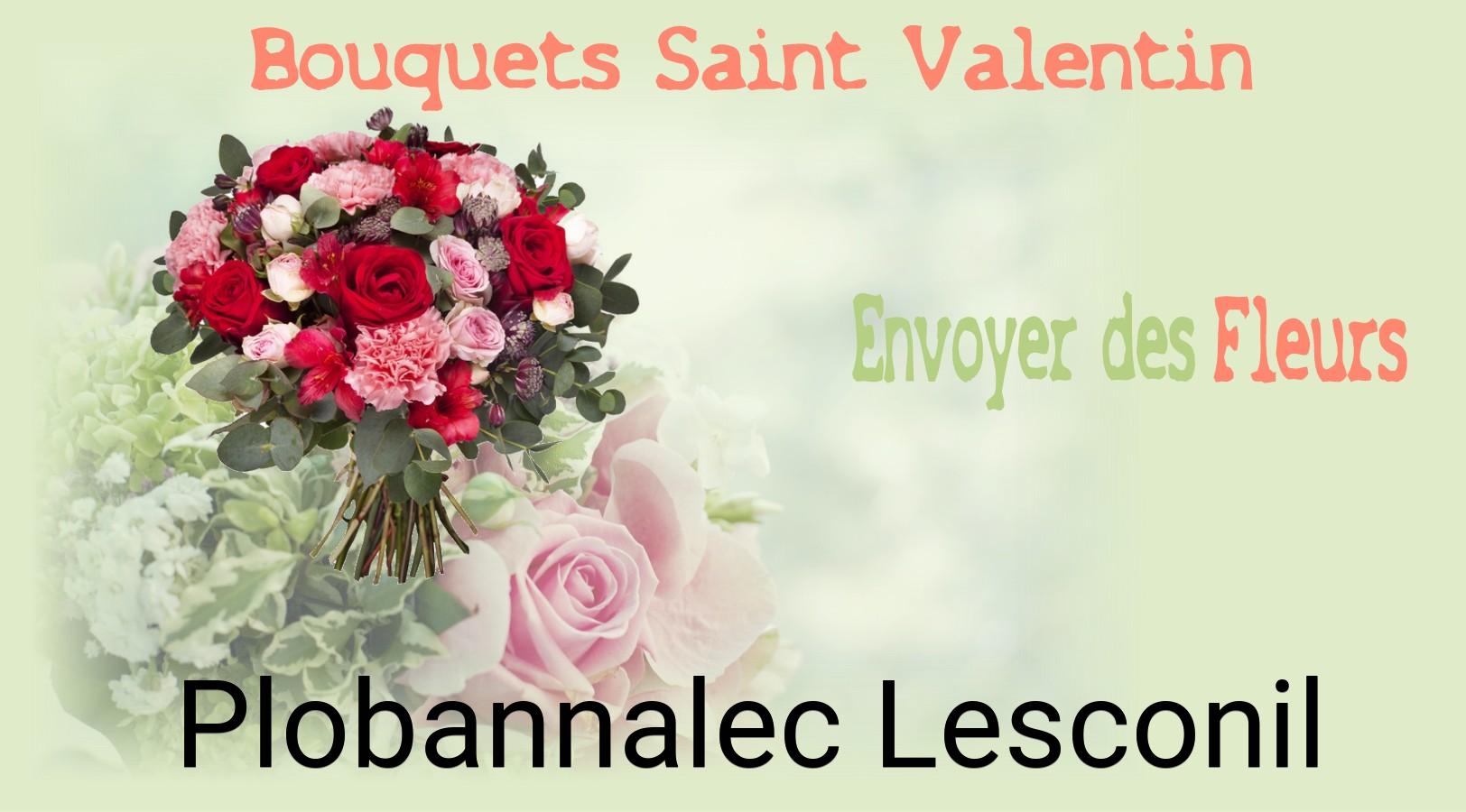 Roses de Saint-Valentin livrées à Plobannalec-Lesconil